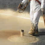 Seamless spray foam roofing